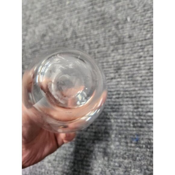 Vintage Princess House Heritage Clear Floral Crystal Accent Mini Vase Hand Blown - Picture 6 of 7